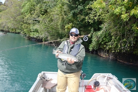 Fotos da pesca esportiva em Chaiten no Chile